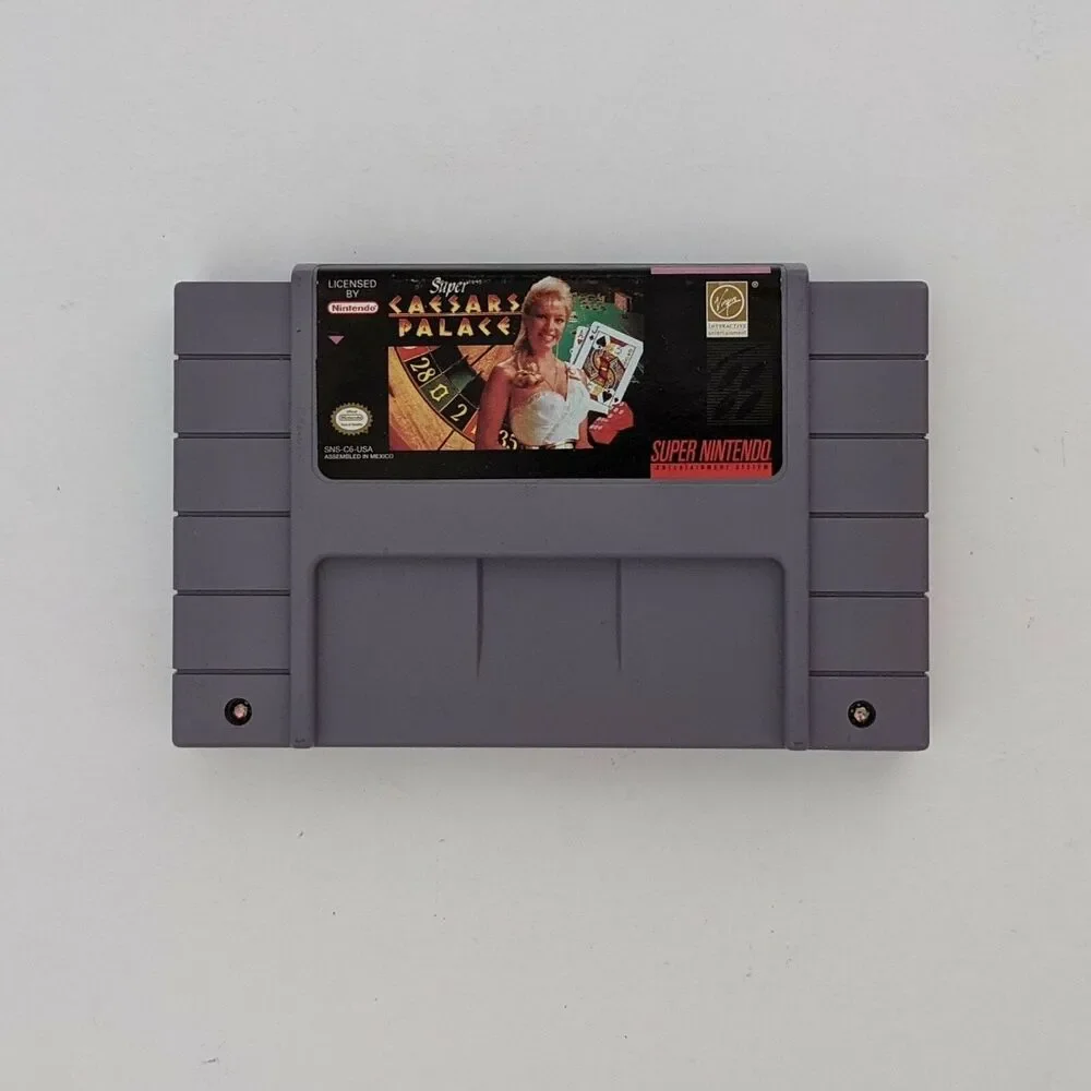Super Caesars Palace (SNES) - Complete in Box (Virgin Interactive, 1993)